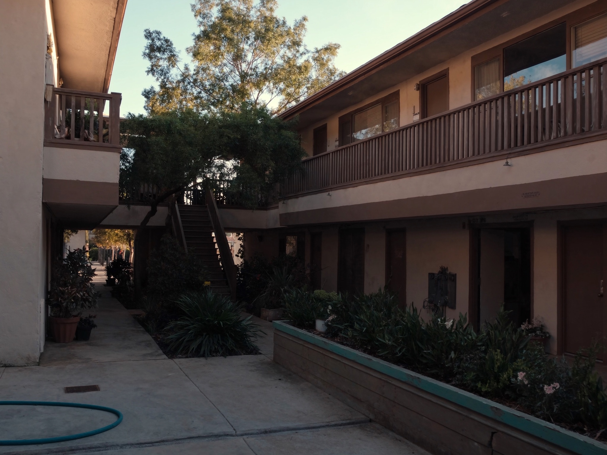 Illustration of a residential building with several rental units